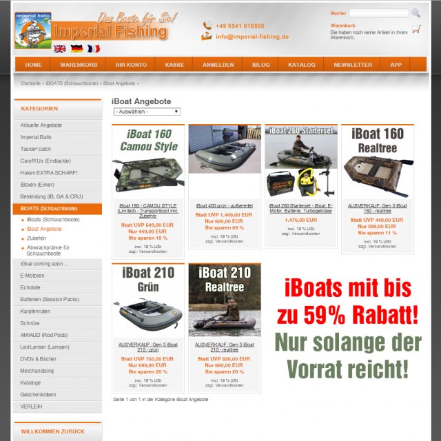 iBoat GEN3 Ausverkauf